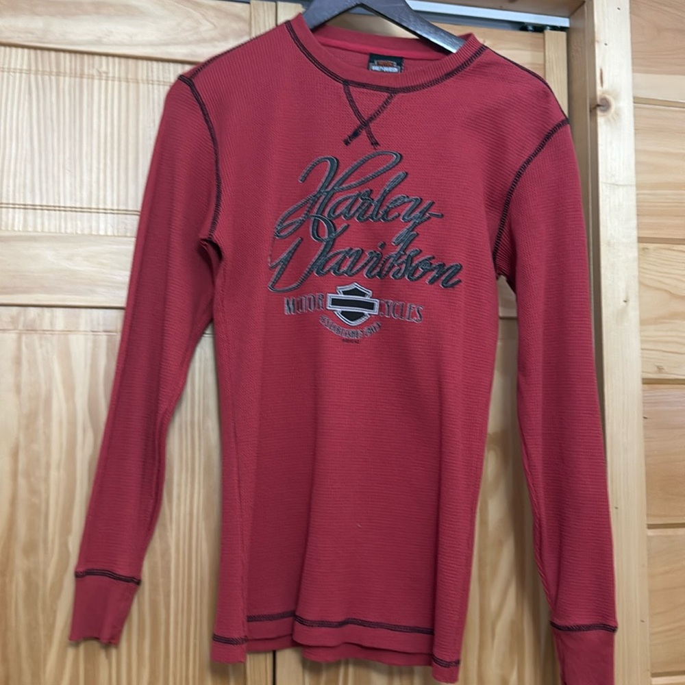 Ladies, Harley Davidson, long sleeve shirt size large